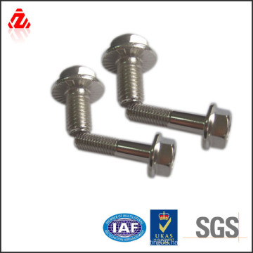 custom stainless steel din 6921 flange bolt